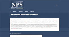 Desktop Screenshot of nationwidepermit.com