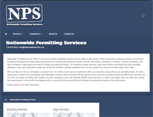Tablet Screenshot of nationwidepermit.com